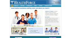 Desktop Screenshot of healthforceva.com